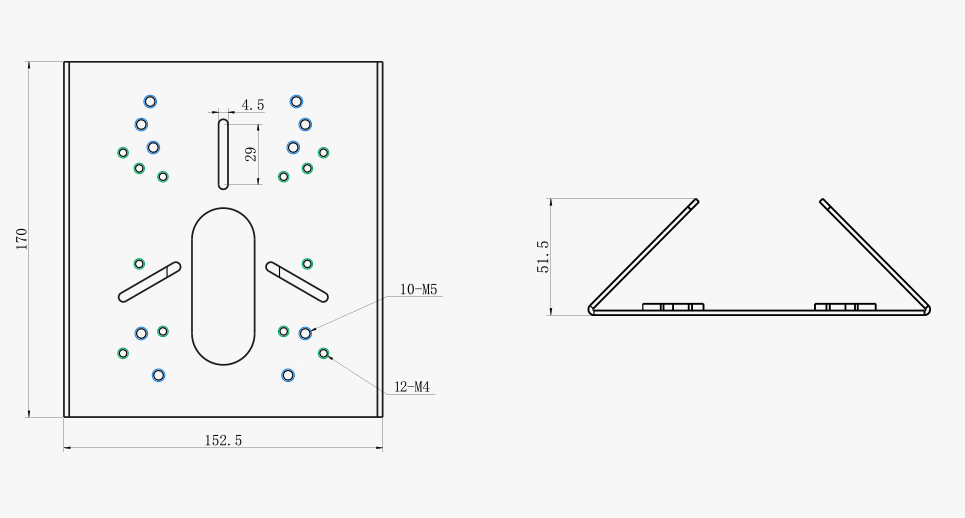 Кронштейн для крепления на столбах IP-камер Milesight MS-A01
